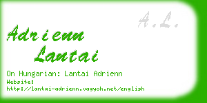 adrienn lantai business card